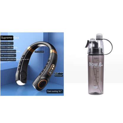 Portable Mute Multifunctional Hanging Neck Fan